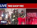LIVE | Tire shop destroyed, Gov. Kemp on wildfire damage &amp; King Charles III addresses Congress
