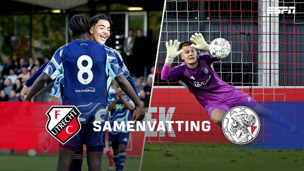 PRIMEUR met twee gestopte PENALTY'S in SPEKTAKELSTUK 🎯❌ | Samenvatting Jong FC Utrecht - Jong Ajax
