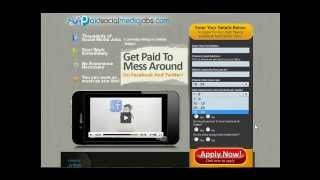 Paid Social Media Jobs - FULL Review & Tour! Get Paid To Play With Facebook, Twitter, & YouTube