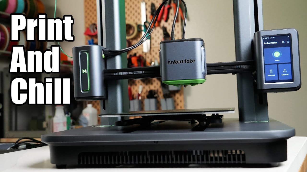 Print And Chill With The AnkerMake M5 3d Printer - YouTube