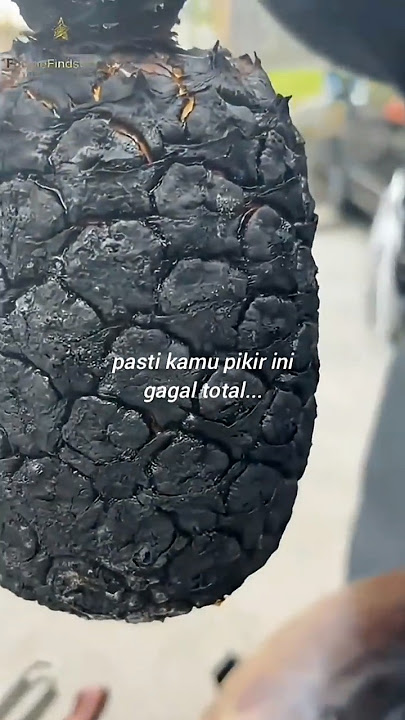 🔥 Nanas Bakar Gosong? Ternyata Rasanya Bikin Kaget!#nanasbakar #makananviral #shortsviral