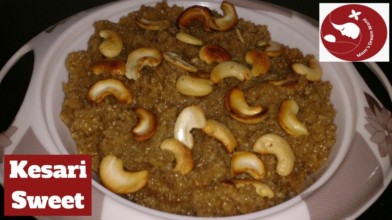 Kesari Recipe In Telugu Bellam Rava Kesari Without Food Colour How