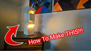 How To Make A Cube Lamp || DIY Woodworking Project by Cedar River Woodworking 2,318 views 8 months ago 7 minutes, 20 seconds