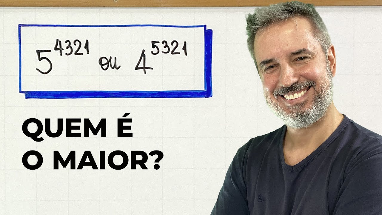 Quem é o maior: 5⁴³²¹ ou 4⁵³²¹ ? (5^4321 ou 4^5321) [Horizontal]
