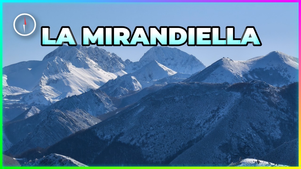 A 1.579 metros La Mirandiella (en invierno).¡¡VAYA VISTAS!! Teverga/Somiedo #trekking #asturias