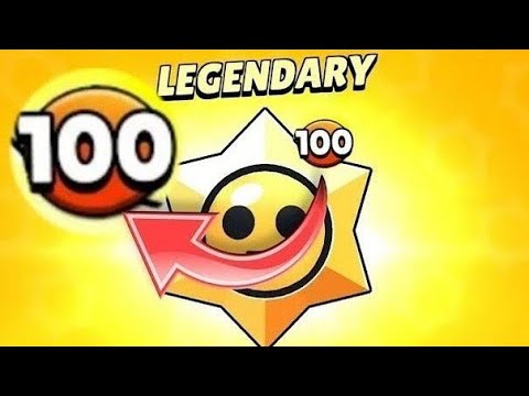 TOO MANY LEGENDARIES!! 100 FREE STARR DROP on Brawl Stars
