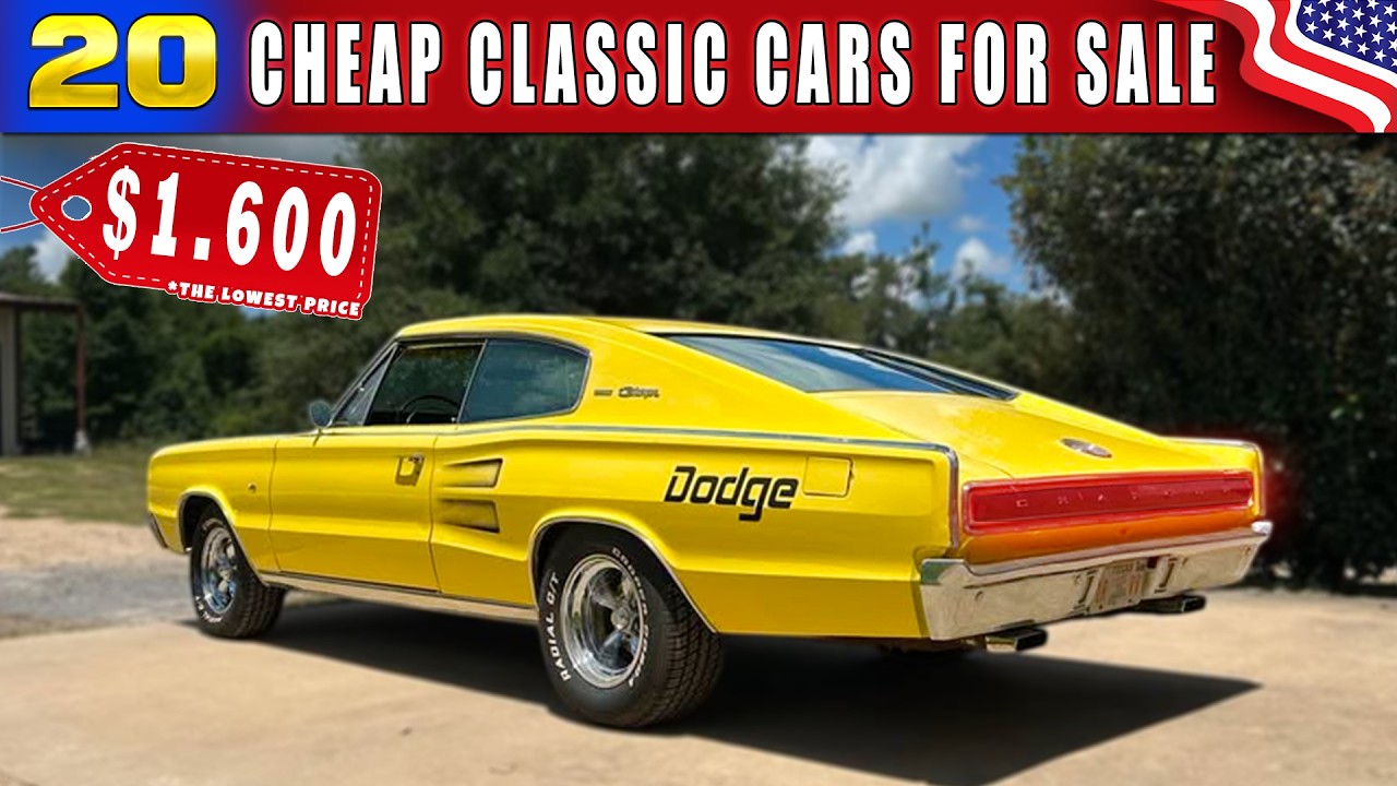 Внимание! 20 недорогих старых автомобилей — предложения для коллекционеров! 🚗💲