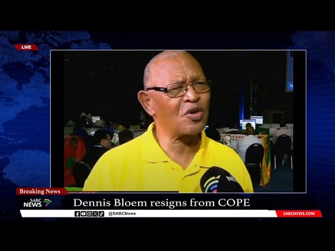COPE | Expulsion of Hleko, Madisha had big influence on my decision to resign: Dennis Bloem