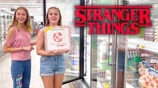 Trying Stranger Things PIZZA!