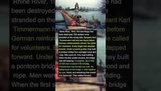 Engineer Built a Bridge Under Gunfire in 90 Minutes | Military History Talks