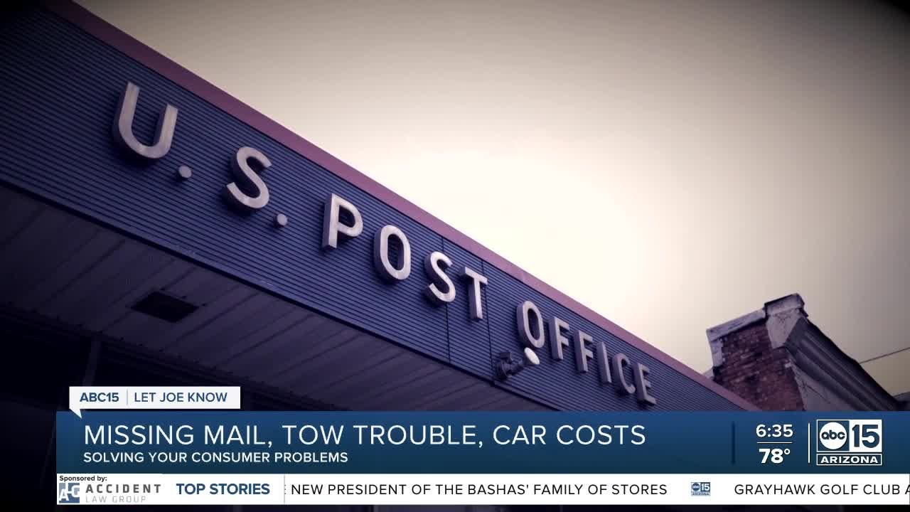 Let Joe Know: Solving your consumer problems, from missing mail to car costs