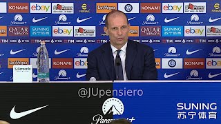 ALLEGRI post Inter-Juve 1-0 conferenza stampa: 