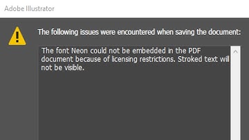 How to fix "The font could not be embedded in the PDF document"