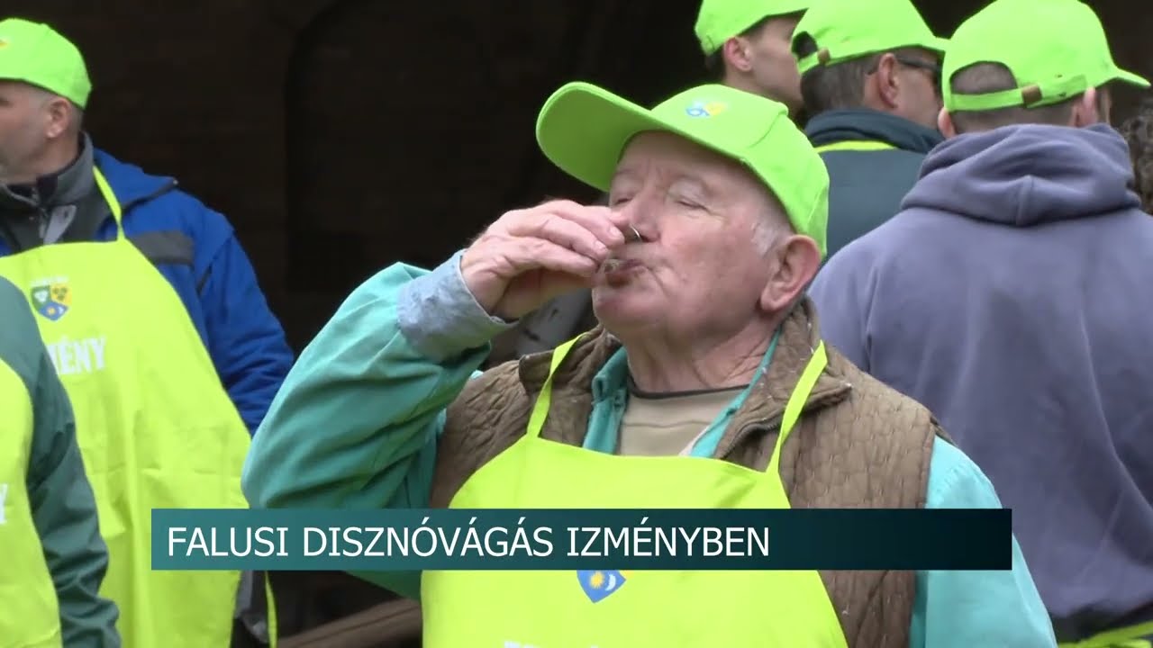 Falusi disznóvágás Izményben