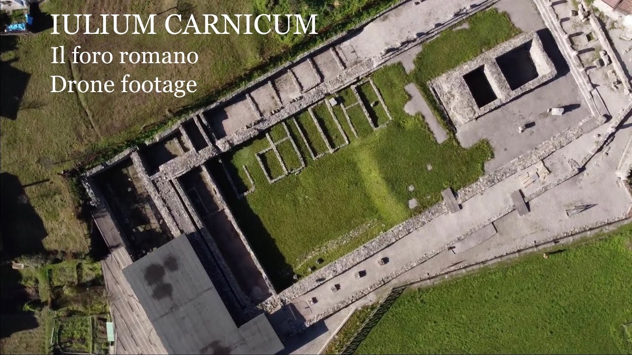 Il foro di Zuglio - Iulium Carnicum - drone footage 