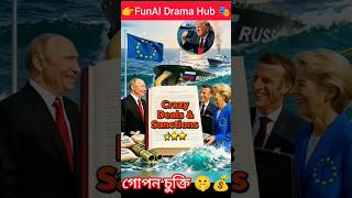 “Crazy World Leader Deals! 🤯 Putin, Trump, Macron & Ursula in Hilarious Parody” #funny #shorts