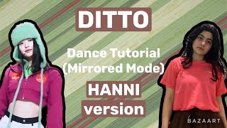 NEW JEANS Ditto- Dance Tutorial (HANNI version)