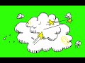 Fight Cloud Green Screen 