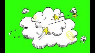 Fight cloud green screen