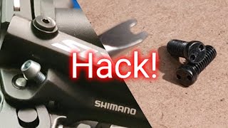 Shimano SLX brake hack