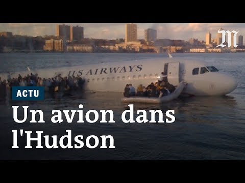 Vidéo: Crash à l'atterrissage sur l'Hudson : accident d'avion du 15 janvier 2009