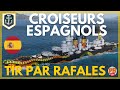 Wows fr croiseurs espagnols  castilla avec le tir par rafales  world of warships franais