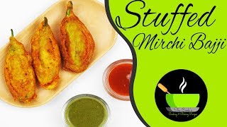 Stuffed Mirchi Bajji | Stuffed Chilli Bajji | Simple Snacks Recipe | Milagai Bajji