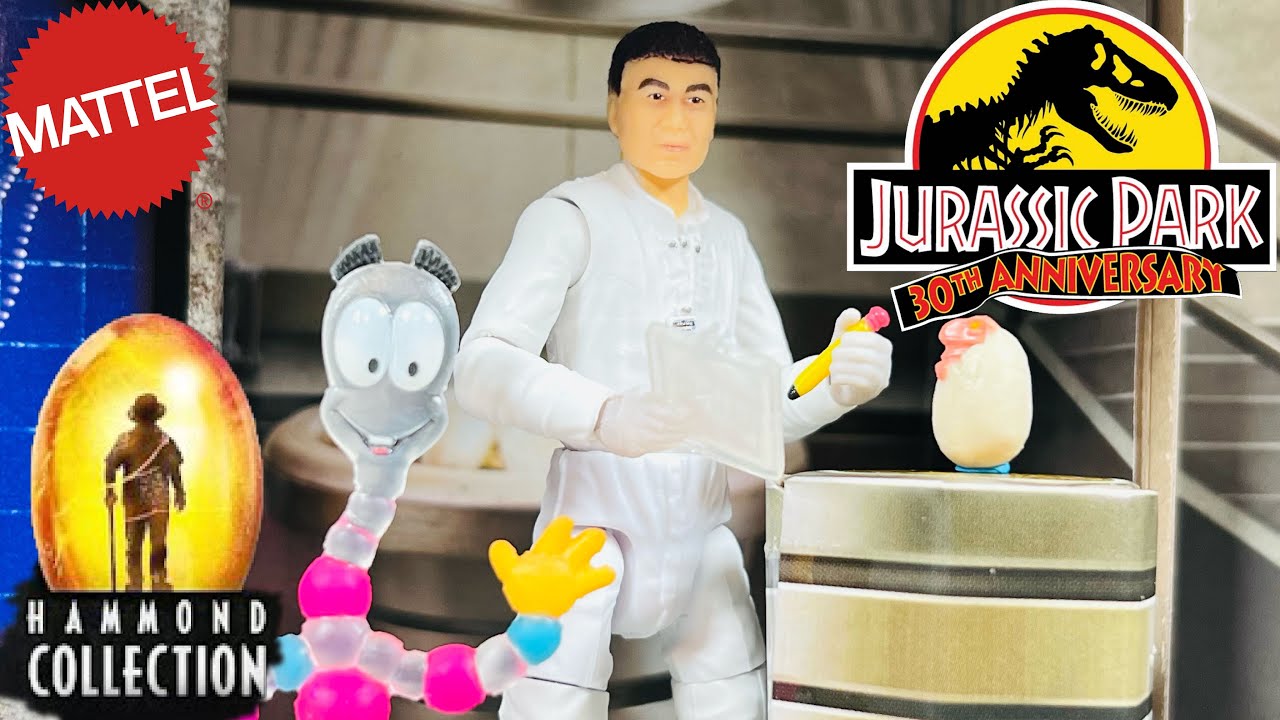 ハモンドコレクション　ヘンリー・ウー　ミスター・DNA ジュラシックワールド Hammond Collection DR HENRY WU & MR DNA Unboxing + Review