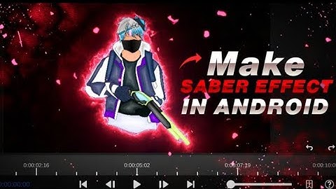How To Make Perfect Saber Effect On Android || make Saber Effect Using Kinemaster !!