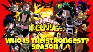 Who is strongest after watching Season 1 | Nr 20-11 | Boku No Hero Academia