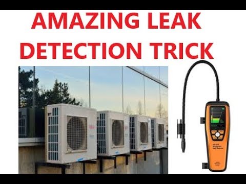 AMAZING TECHNIQUE TO DETECT LEAK IN AC - YouTube