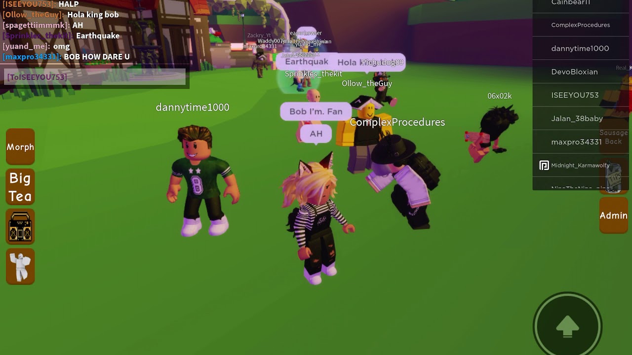 Playing Roblox With The Real King Bob Youtube - real king bob roblox profile