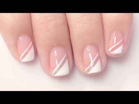 Video Nail Vẽ Đầu Móng Trắng Bằng Cọ Râu &Sơn Gel Đơn Giản - youtube