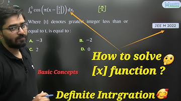 Definite Integration of Greatest Integer function@conceptcrafterpw#jeemain #jeeadvanced#bounceback