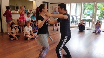 Zouk Station 7.0 - Fun!damentals workshop demo - Heidi Anastasia & Sunny Wo