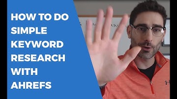 How to do Simple Keyword Research | Tyler Horvath
