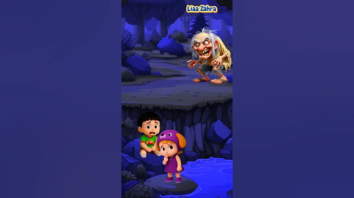 RUN! THE ZOMBIE IS CHASING US!😱#shorts #funny #cartoon #animation #usa #english #comedy #family