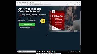 McAfee Termination Notice scam email
