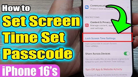 🔐 How to Set Screen Time Passcode on iPhone 16/16 Pro Max 📱 | iOS 18 Guide