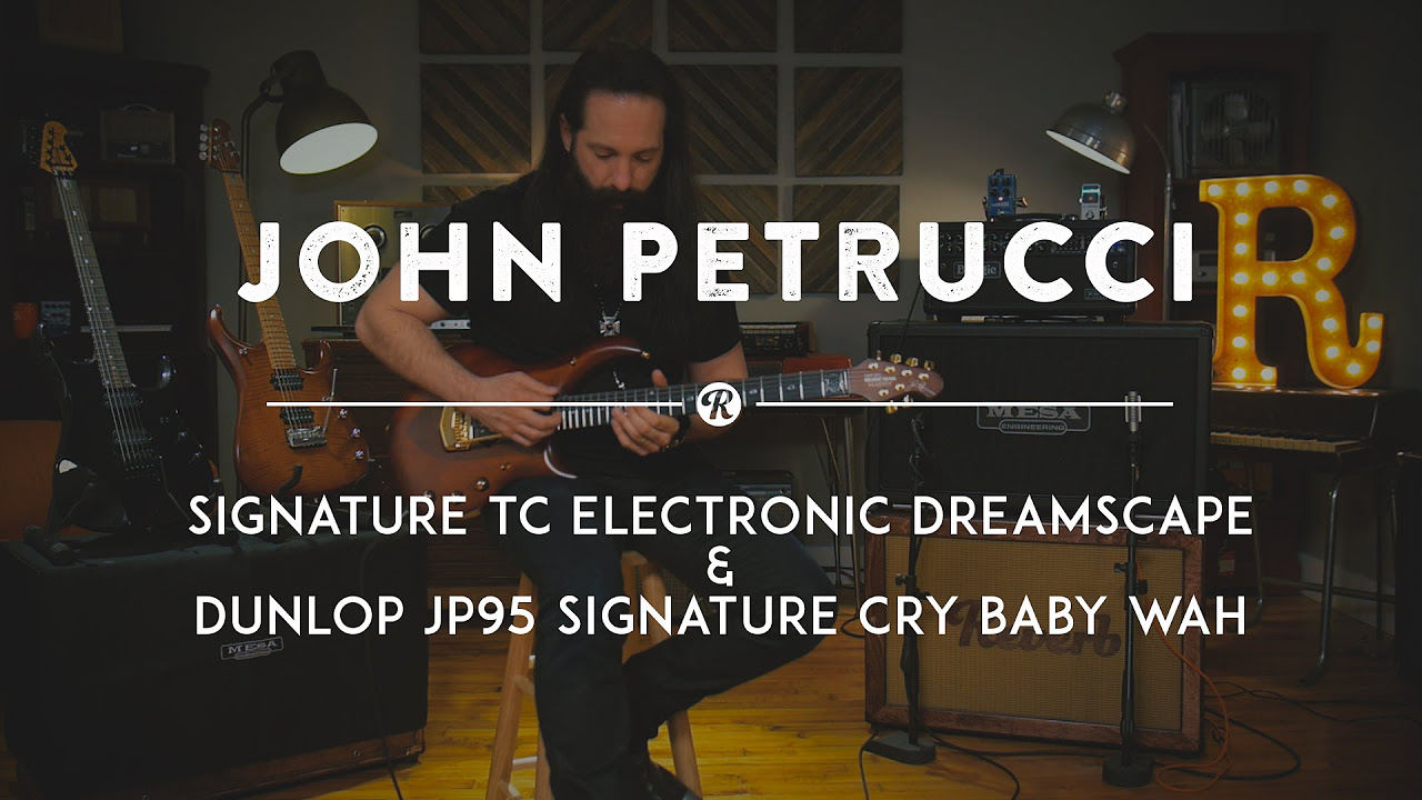 John Petrucci Demos His TC Electronic Dreamscape & Dunlop JP95 Wah