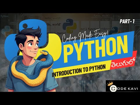 Python Series: Introduction to Python | Learn Python Step by Step | Learn Python in Telugu