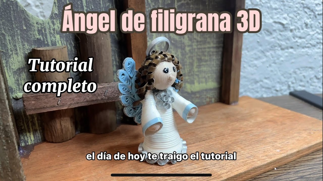 Nacimiento en filigrana 3D - PARTE 1 - Tutorial para el Ángel