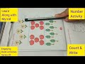 Engaging Book activities | Count &amp; write Numbers | Learn along with my kid | Number activity 