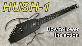How to Lower the Action on your Donner HUSH-I screenshot 4