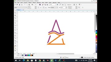 A Z logo in Corel Draw. Corel Draw Tutorial. #logo #logodesign #coreldraw