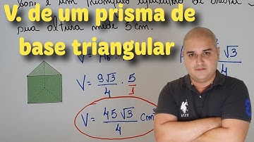 Spatial Geometry 08: Volume of a prism with a triangular base