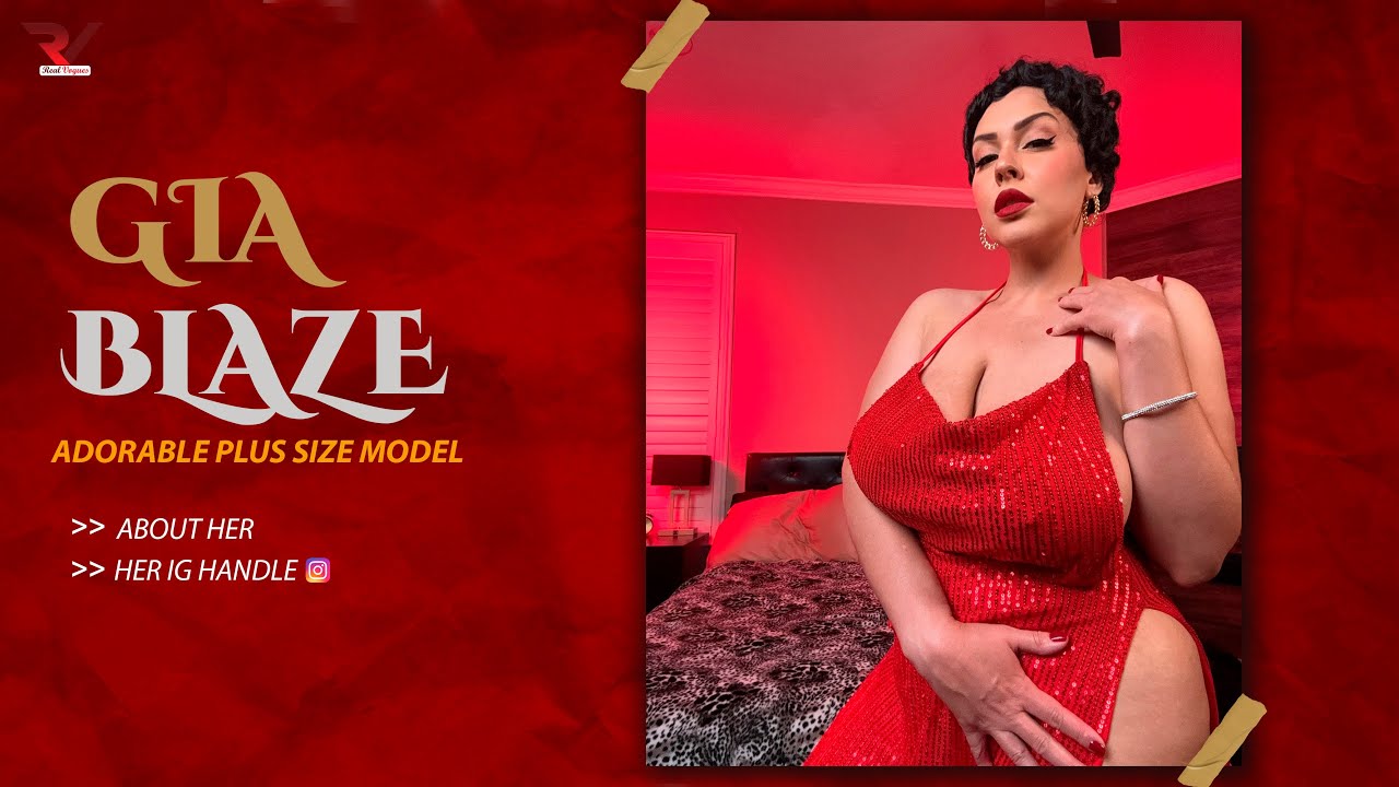 Goddess GIA: The Plus Size Curvy Icon of Fashion