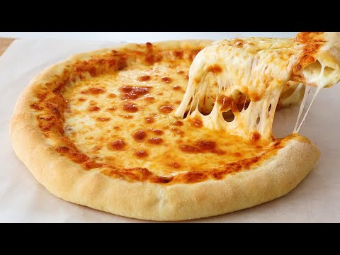 Found a new way to make Double Cheese Pizza! No kneading! Incredibly easy! Best pizza in the world