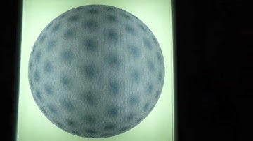 3D moiré hemisphere