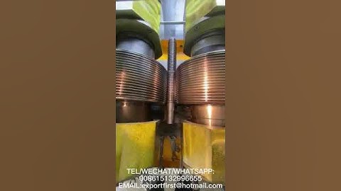 best price thread rolling machine